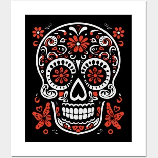 Sugar skull Posters and Art